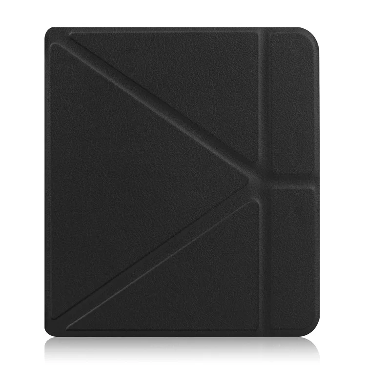 Stand Case for Kobo Libra Colour eReaders PU Leather Sleeve Cover with Auto Wake / Sleep - Black