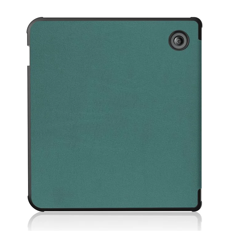 Stand Case for Kobo Libra Colour eReaders PU Leather Sleeve Cover with Auto Wake / Sleep - Blackish Green