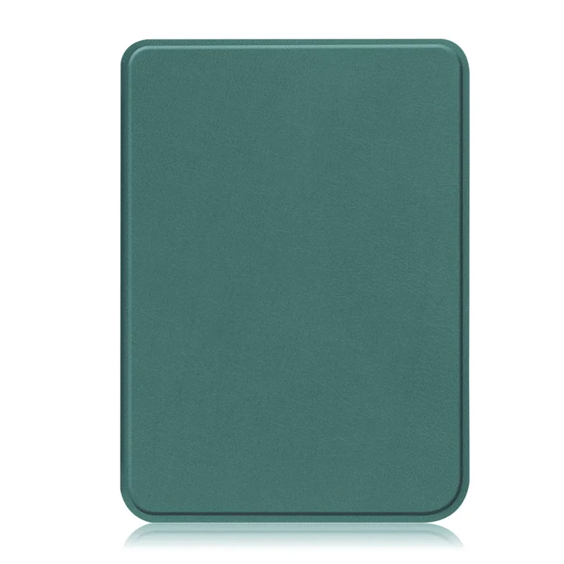 Для Kobo Clara Colour / Clara BW PU кожаный чехол Smart Wake / Sleep Cover Ereader Protective Case - Blackish Green