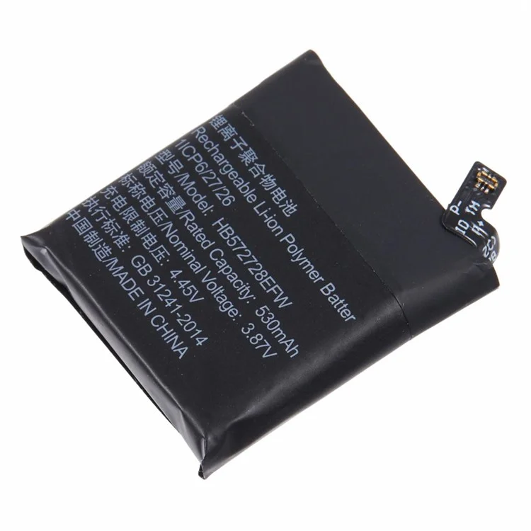 Pour Huawei Watch GT 3 46mm 3.87V 530mAh Batterie Li-Ion Polymer Ensemble (Encodage : HB572728EFW) (Sans logo)