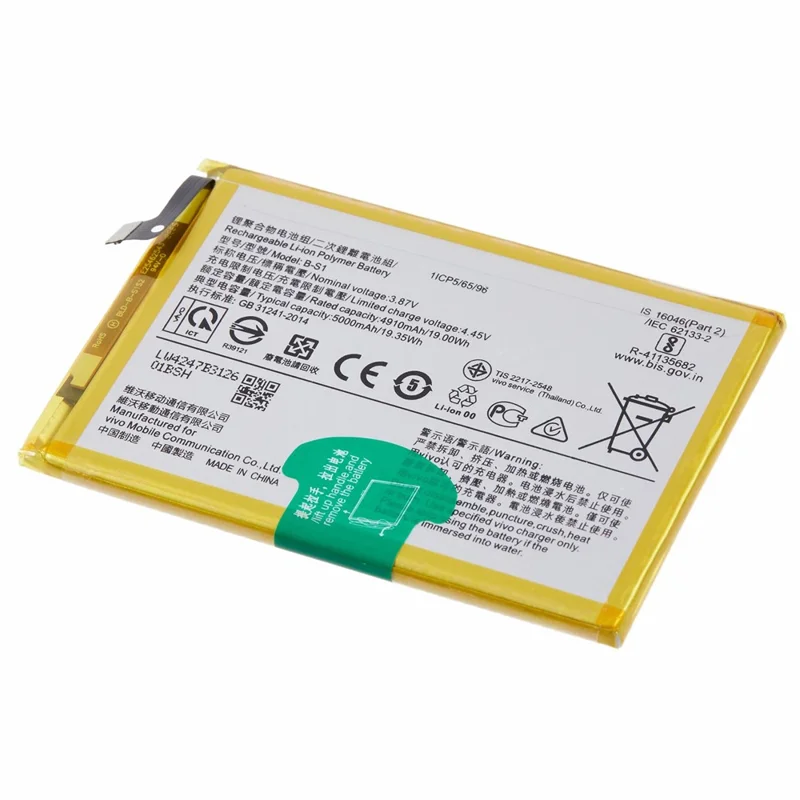 For vivo Y21s / Y21 3.87 4910mAh Li-Ion Polymer Battery Assembly Part (Encode: B-S1) (Without Logo)