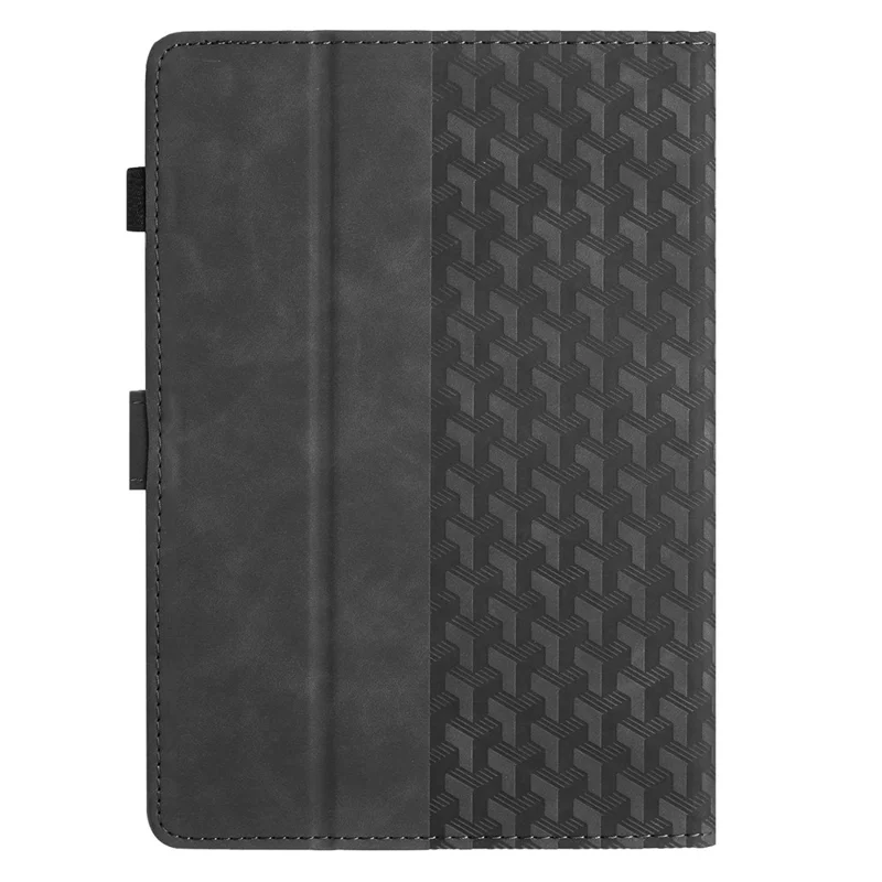 For Amazon Kindle Paperwhite 5 (2021) Case TPU+PU Leather Tablet Cover Card Holder Building Blocks Imprinted - Black