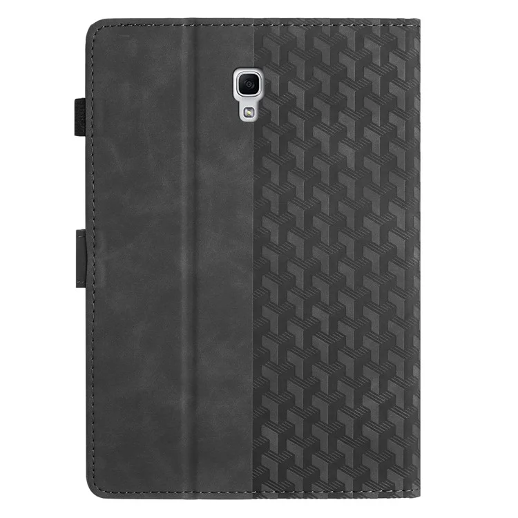 For Samsung Galaxy Tab A 10.5 (2018) T590 Protection Cover Card Holder PU Leather Tablet Case - Black