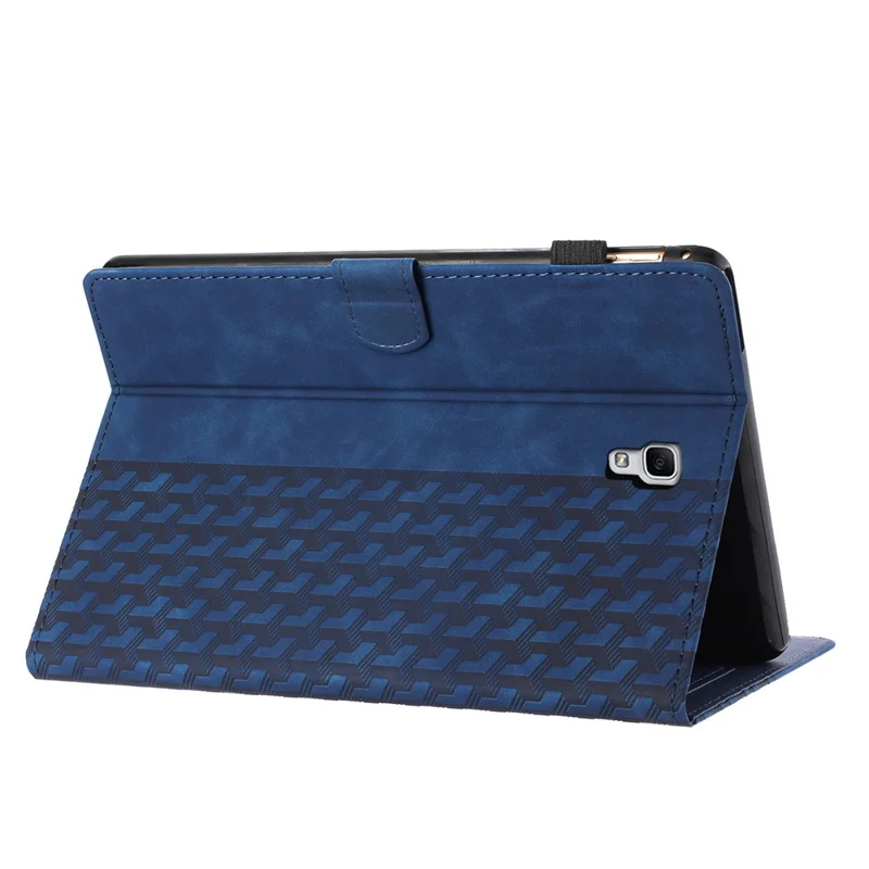 For Samsung Galaxy Tab A 10.5 (2018) T590 Protection Cover Card Holder PU Leather Tablet Case - Blue