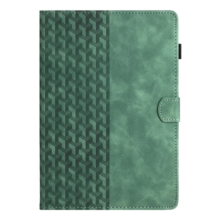 For Samsung Galaxy Tab A 10.5 (2018) T590 Protection Cover Card Holder PU Leather Tablet Case - Green