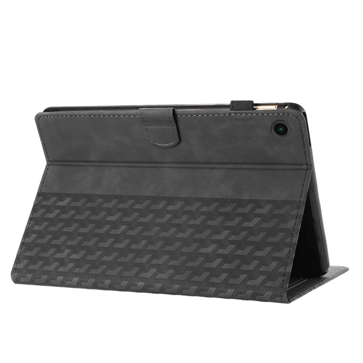 Custodia per tablet Samsung Galaxy Tab A9, in pelle PU con protezione contro gli urti, supporto pieghevole - Nero