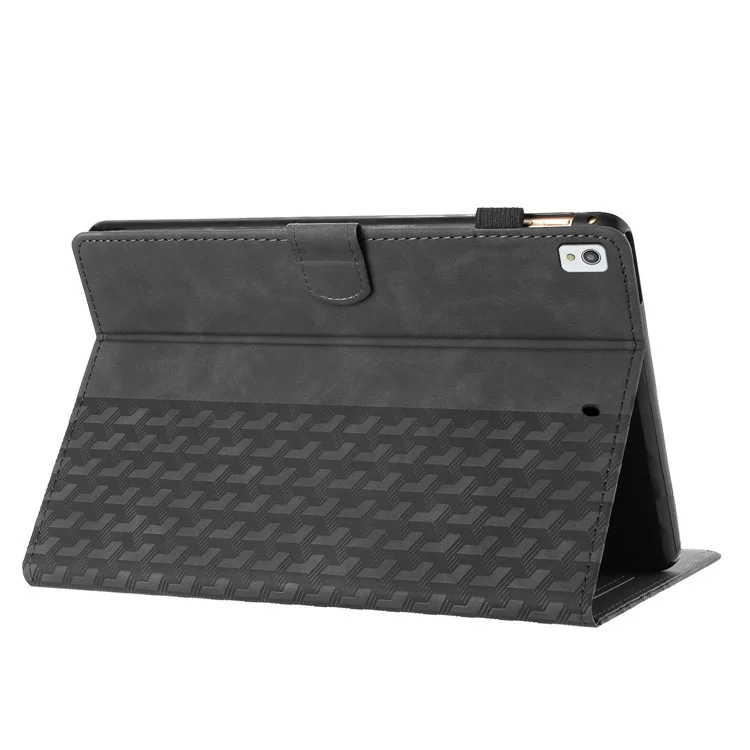 Pour iPad 10.2 (2021) (2019) (2020) / Pro 10.5 pouces (2017) / Air 10.5 pouces (2019) Blocs de construction imprimés Flip Cover - Noir