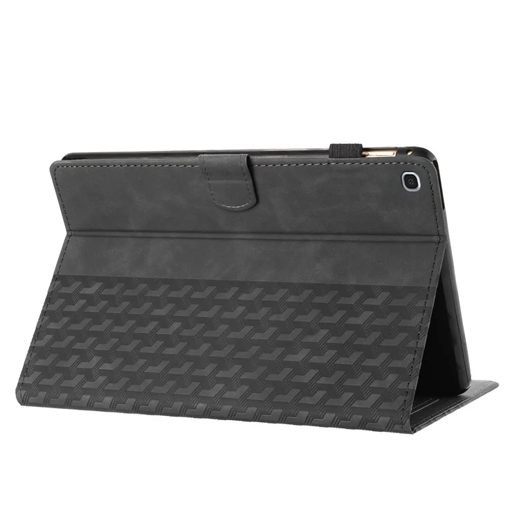 Pour Samsung Galaxy Tab S6 Lite (2020) (2022) (2024) P610 Imprinted PU Leather Tablet Case avec fente pour carte - Noir