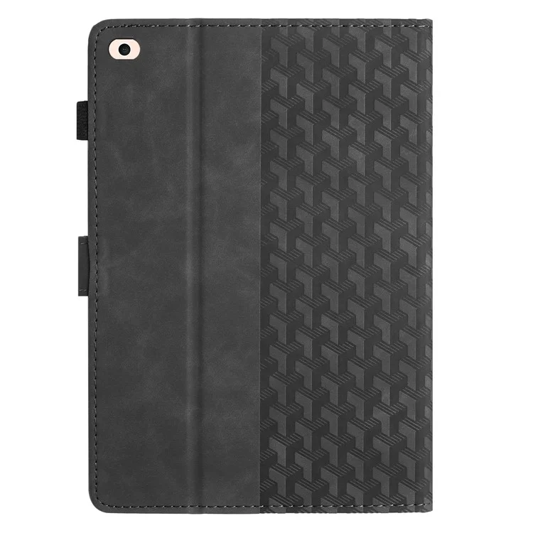 Leather Case for iPad Mini / Mini 2 / Mini 3 / Mini 4 / Mini (2019) 7.9 Inch Building Blocks Imprinted Tablet Cover - Black