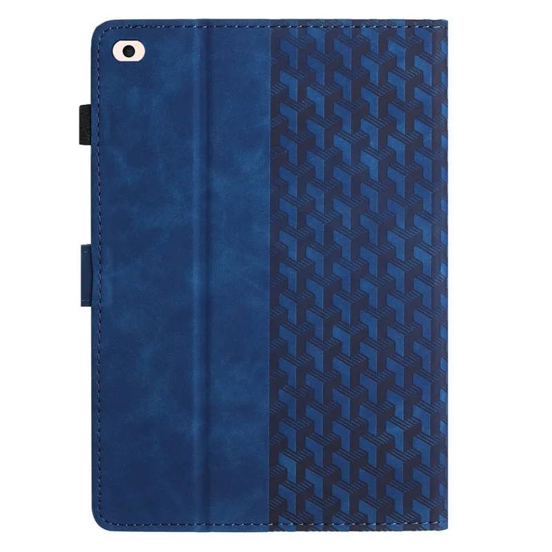 Leather Case for iPad mini / mini 2 / mini 3 / mini 4 / mini (2019) 7.9 inch Building Blocks Imprinted Tablet Cover - Blue