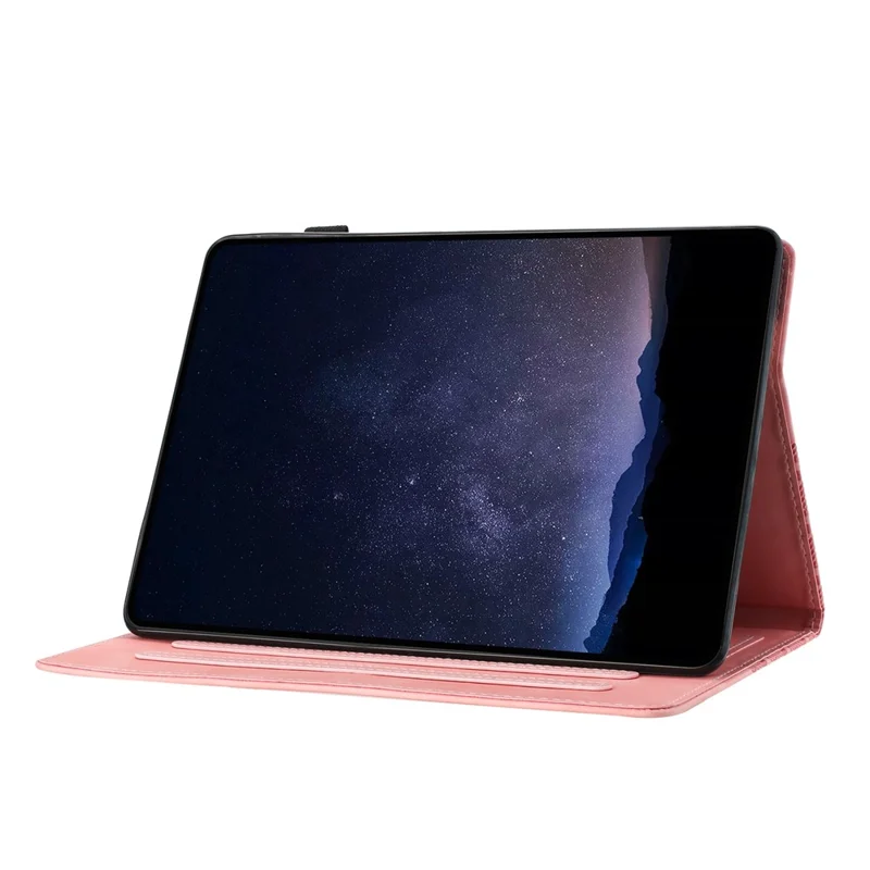 Leather Case for iPad mini / mini 2 / mini 3 / mini 4 / mini (2019) 7.9 inch Building Blocks Imprinted Tablet Cover - Pink