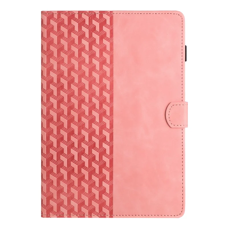 Leather Case for iPad mini / mini 2 / mini 3 / mini 4 / mini (2019) 7.9 inch Building Blocks Imprinted Tablet Cover - Pink