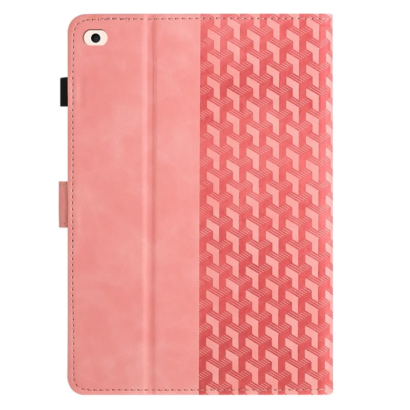 Leather Case for iPad mini / mini 2 / mini 3 / mini 4 / mini (2019) 7.9 inch Building Blocks Imprinted Tablet Cover - Pink