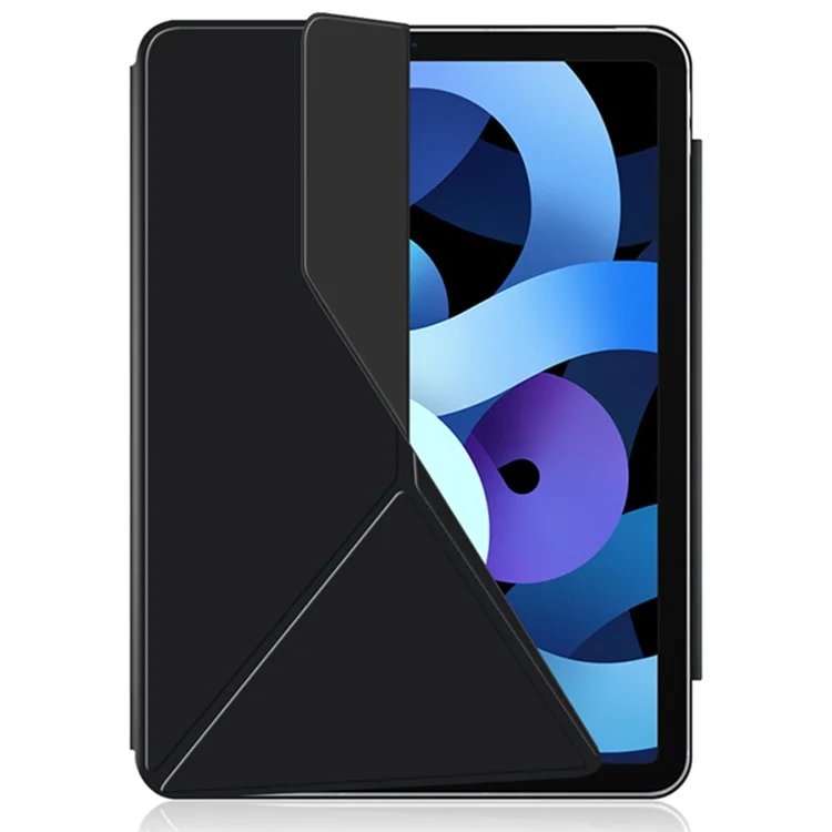 For iPad Air 11 (2025) / (2024) / Air (2022) / (2020) / Pro 11 (2022) / (2021) / (2020) / (2018) Case Magnetic PU Leather Tablet Stand Cover - Black