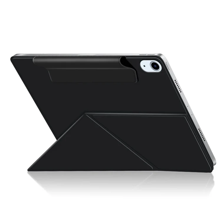 For iPad Air 11 (2025) / (2024) / Air (2022) / (2020) / Pro 11 (2022) / (2021) / (2020) / (2018) Case Magnetic PU Leather Tablet Stand Cover - Black