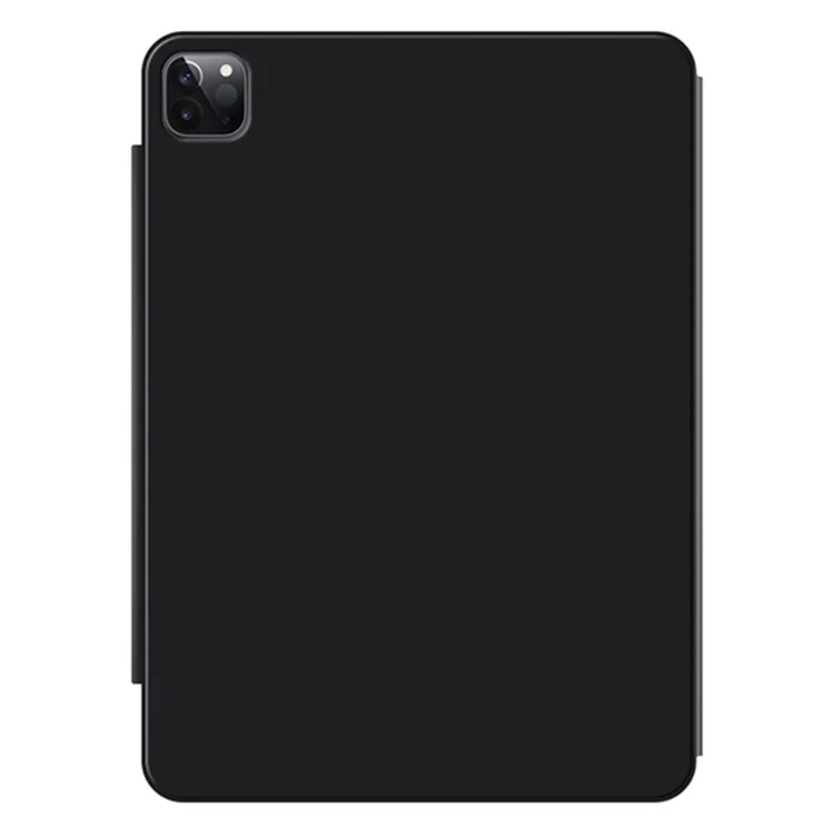 Für iPad Pro 11 (2024) Case Magnetische PU-Leder + PC Anti-Kratzer Ständer Tablet-Cover - Schwarz