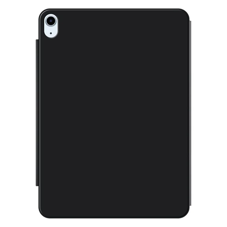 Para el iPad Air 13 (2024) Funda para Tablet Magnética de Piel de PU+PC V-fold Stand Shell - Negro