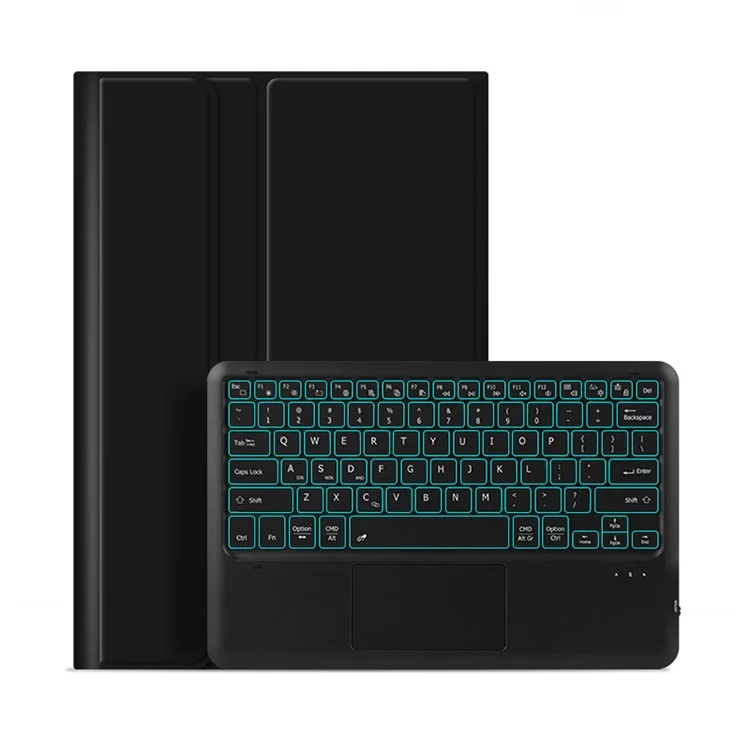 Para Samsung Galaxy Tab S9 Ultra Backlight Touchpad Bluetooth Keyboard with Pen Slot Leather Tablet Case