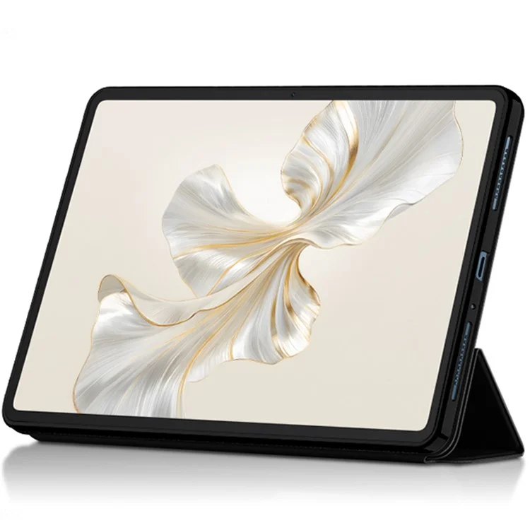 Custodia per tablet Pro For Honor Pad 9 in pelle PU con protezione completa in TPU pieghevole a trifold - Nero 