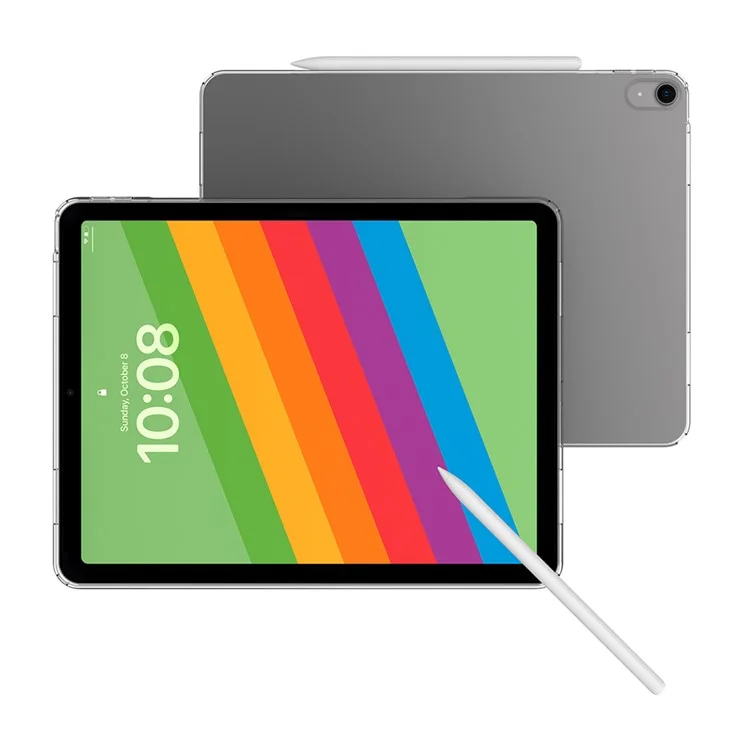 For iPad Air 13 (2025) / (2024) Clear Case Anti-Drop Protective Tablet TPU Cover