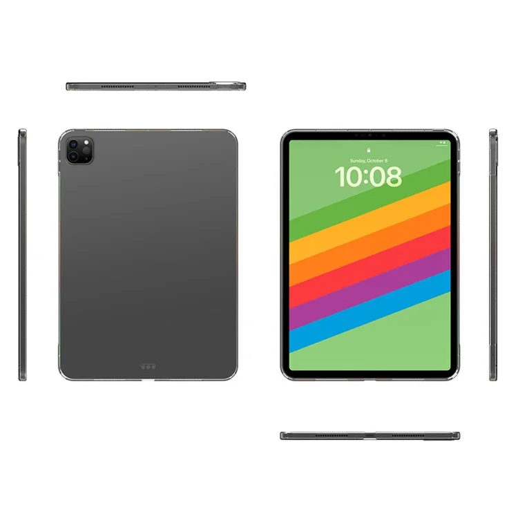 Capa traseira HD transparente TPU para iPad Pro 11 (2024) Capa para tablet