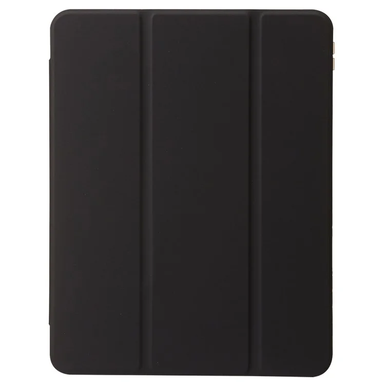 Per iPad Pro 13 (2024) Custodia per Tablet TPU+Acrilico+PU Copertura di Protezione Antiurto con Supporto Trifilare - Nero