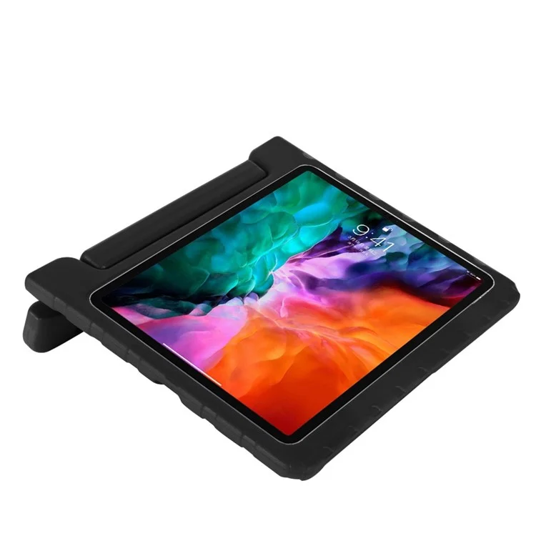 For iPad Pro 11 (2024) Tablet Case Hand Grip Kickstand EVA Protective Cover - Black