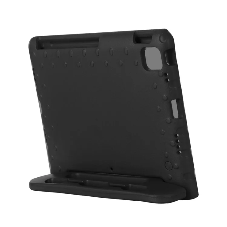 For iPad Air 13 (2025) / (2024) Case EVA Kids-Friendly Kickstand Handle Tablet Cover - Black