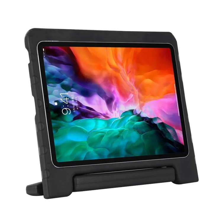 For iPad Air 13 (2025) / (2024) Case EVA Kids-Friendly Kickstand Handle Tablet Cover - Black