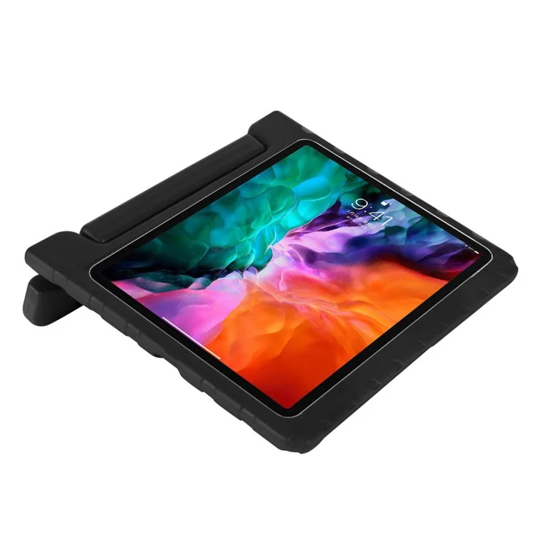 For iPad Air 13 (2025) / (2024) Case EVA Kids-Friendly Kickstand Handle Tablet Cover - Black
