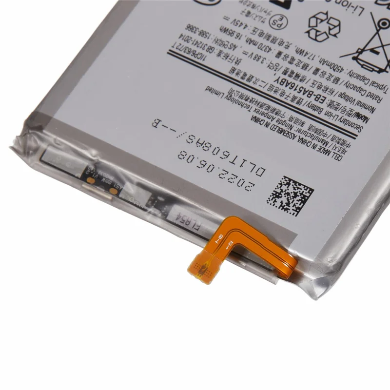 For Samsung Galaxy A51 5G SM-A516 3.88V 4370mAh Rechargeable Li-Polymer Battery Assembly Part (Encode: EB-BA516ABY)