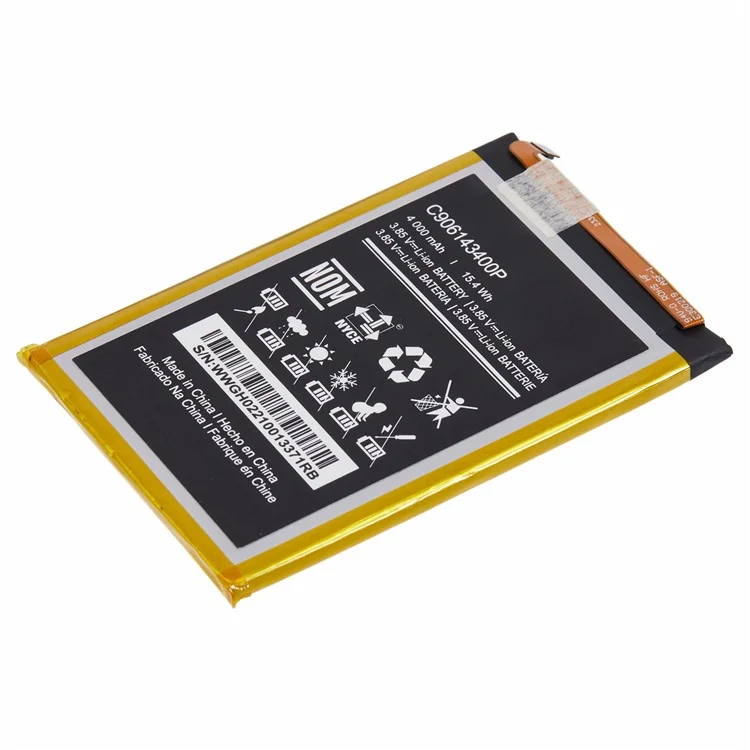 Per BLU V50 3.85V 4000mAh Batteria ricaricabile agli ioni di litio-polimero Assemblaggio Parte (Codifica: C906143400P) (Senza logo)