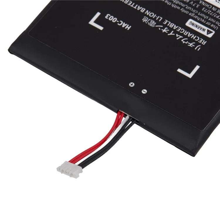 Pour Nintendo Switch (2017) 3,7 V 6000 mAh Batterie rechargeable Li-Polymère Assemblage de pièces (Code : HAC-003) (Sans logo)