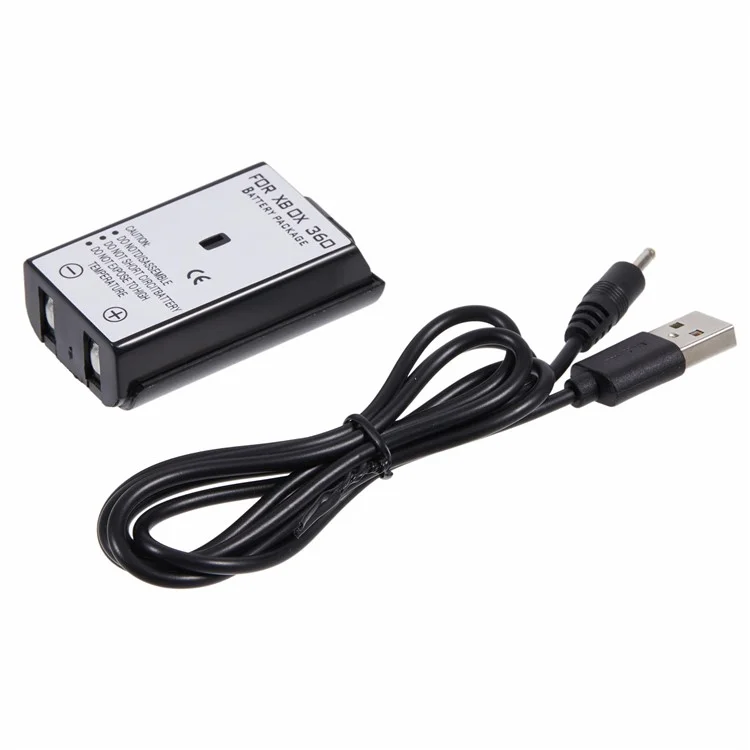 For Microsoft Xbox 360 Li-Ion Polymer Battery Assembly Part 3.6V 4800mAh (Without Logo)