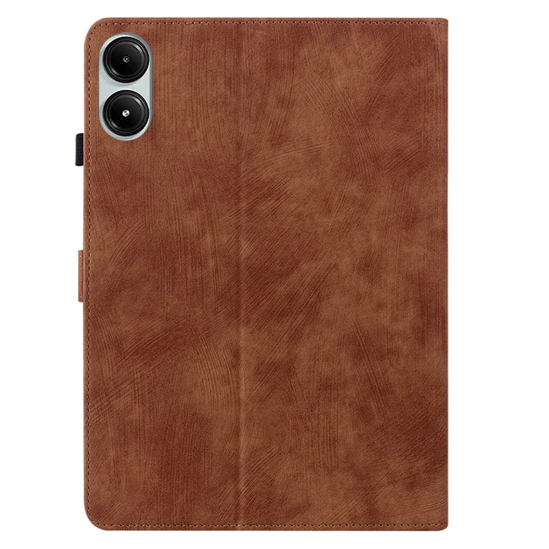 For Xiaomi Redmi Pad Pro / Redmi Pad Pro 5G / Poco Pad Case Cute Tiger Imprinted PU Leather Stand Tablet Cover - Brown