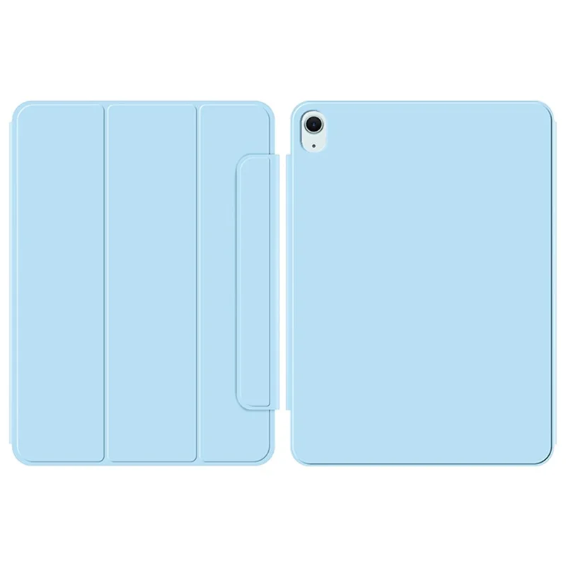 Чехол с магнитным ПУ-кожаным поворотным чехлом для iPad Air 11 (2024) (M2) - голубой