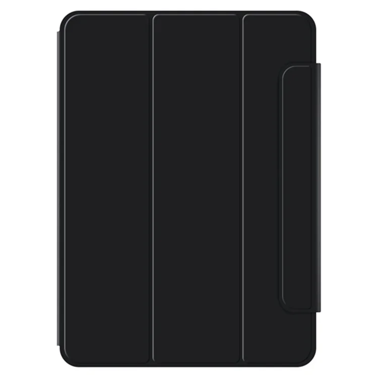 Funda de Soporte para iPad Air 13 (2024) (M2) Estuche Resistente a Golpes Magnético de Cuero PU - Negro
