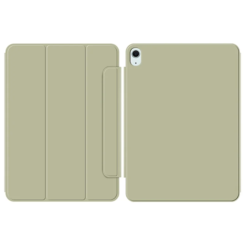 For iPad Air 13 (2026) / (2025) / (2024) / Pro 12.9 (2022) / (2021) / (2020) / (2018) Stand Case PU Leather Flip Tablet Cover - Light Green