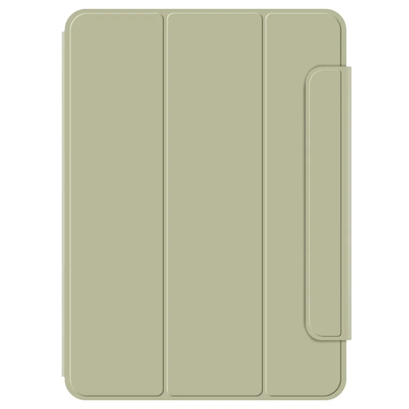 For iPad Air 13 (2026) / (2025) / (2024) / Pro 12.9 (2022) / (2021) / (2020) / (2018) Stand Case PU Leather Flip Tablet Cover - Light Green