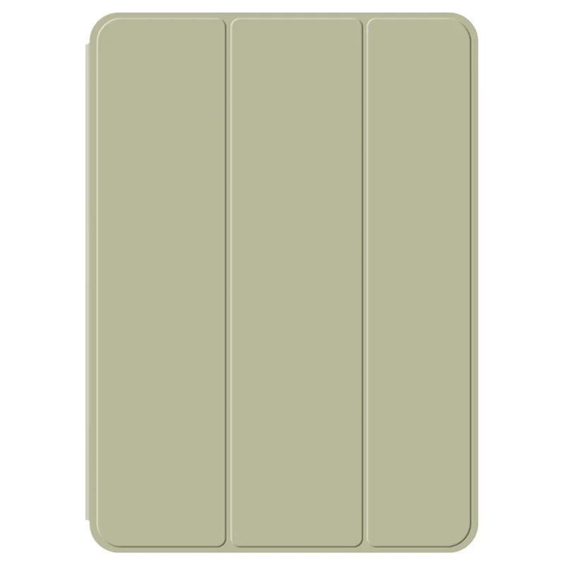 For iPad Air 11 (2025) / (2024) / Air (2022) / (2020) / Pro 11 (2022) / (2021) / (2020) / (2018) Case PU Leather Tri-Fold Stand Cover  - Light Green