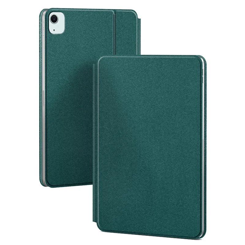 For iPad Air 13 (2026) / (2025) / (2024) / Pro 12.9 (2022) / (2021) / (2020) / (2018) Bluetooth-Compatible Keyboard + Leather Tablet Case - Green