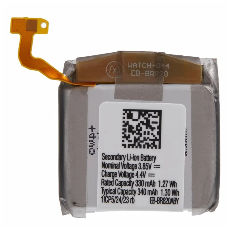 Pour Samsung Galaxy Watch Active2 44mm 3.85V 330mAh Batterie rechargeable Li-Polymer Ensemble de pièces (Encode : EB-BR820ABY) (Sans logo)