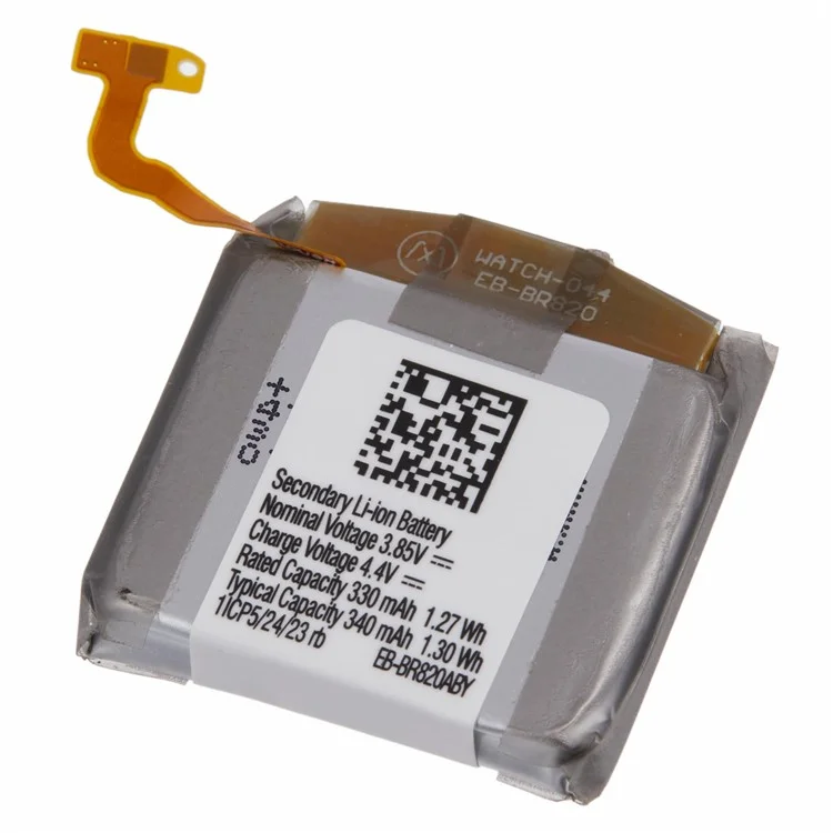 Pour Samsung Galaxy Watch Active2 44mm 3.85V 330mAh Batterie rechargeable Li-Polymer Ensemble de pièces (Encode : EB-BR820ABY) (Sans logo)