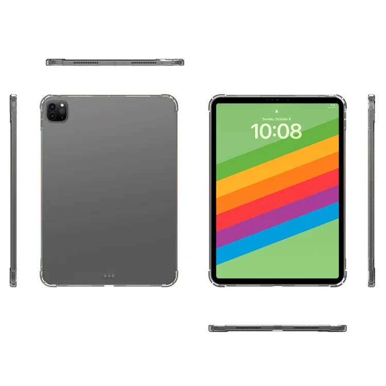 Bulk Buy For iPad Pro 11 (2024) Clear Case Four Corner Shockproof TPU Tablet Cover