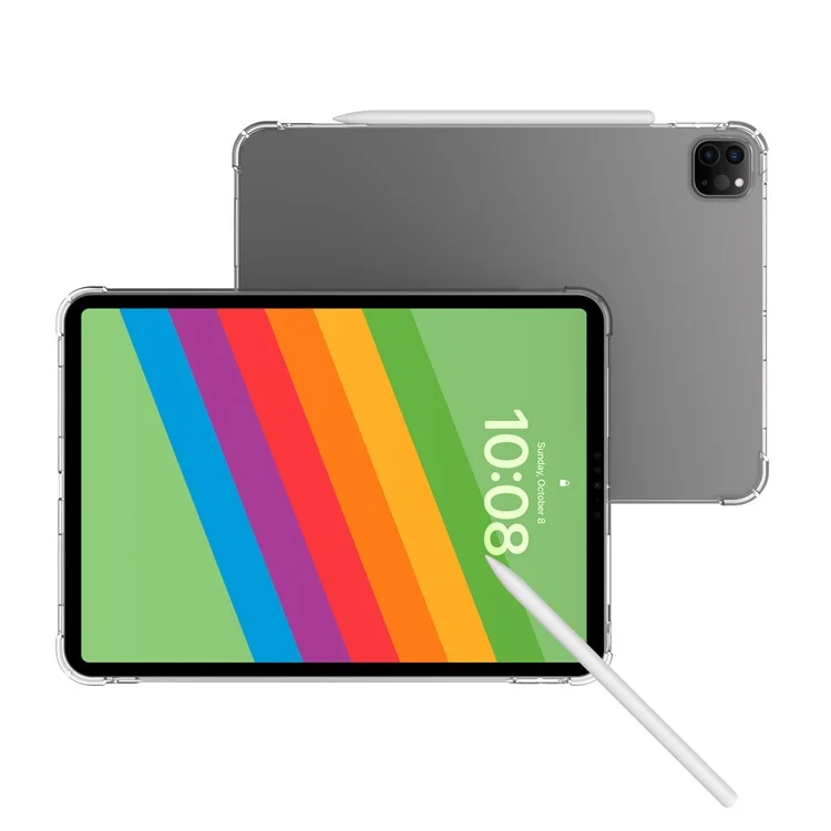 Acquisto in Blocco per iPad Pro 13 (2024) Custodia Chiara TPU Antiurto a Quattro Angoli Copertura Tablet