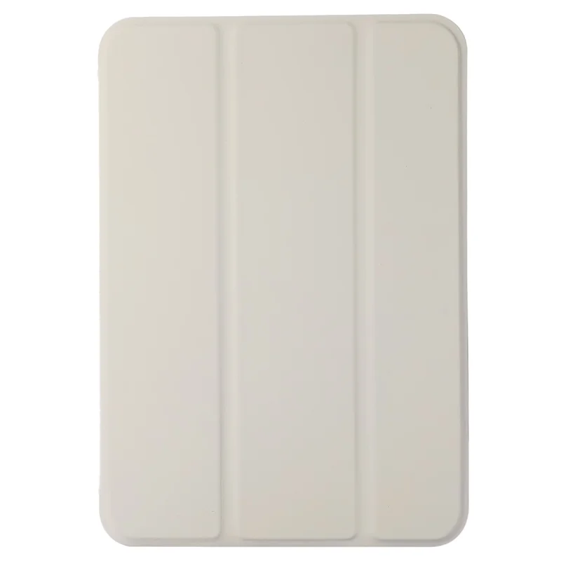 For iPad Air 13 (2026) / (2025) / (2024) Case Tri-Fold Stand Leather Tablet Cover Magnetic Absorption - White