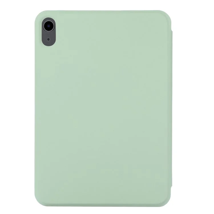 Pour iPad Air 11 (2024) Étui Tri-Fold Stand Cuir Magnétique Tablet Cover Auto Wake / Sleep - Matcha Green