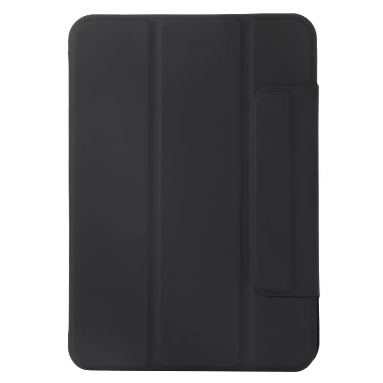 Para iPad Air 11 (2024) Caso Fecho Magnético Base Protetiva Capa Inteligente de Couro PU - Preto