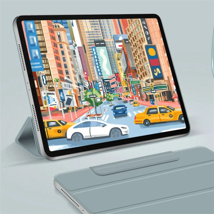 Per iPad Pro 13 (2024) Custodia in pelle PU Protezione tablet Custodia protettiva Chiusura magnetica - Nero