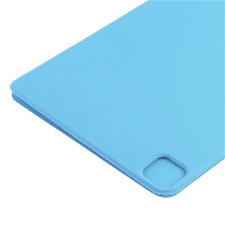 Per iPad Pro 11 (2024) Custodia in Pelle PU Tri-fold Stand Chiusura Magnetica Custodia Tablet - Blu Cielo